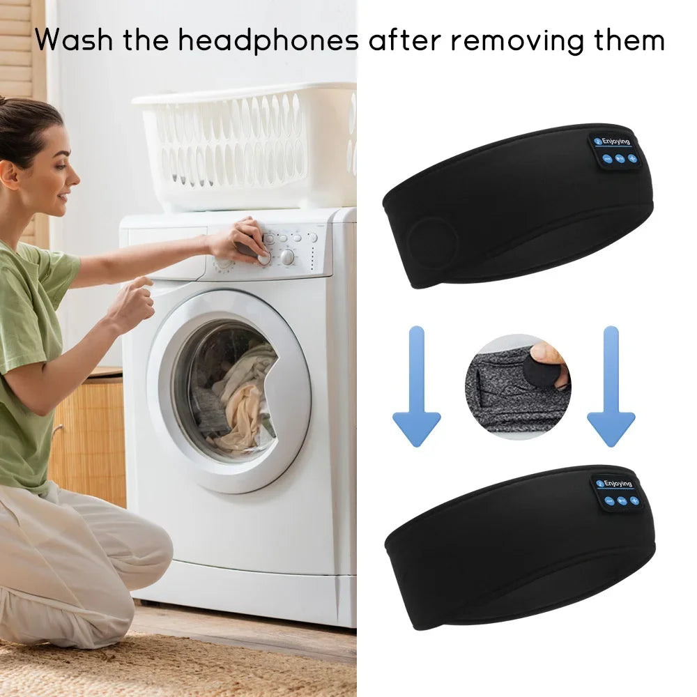 Bluetooth Sleep Headband – Wireless Headphones & Eye Mask