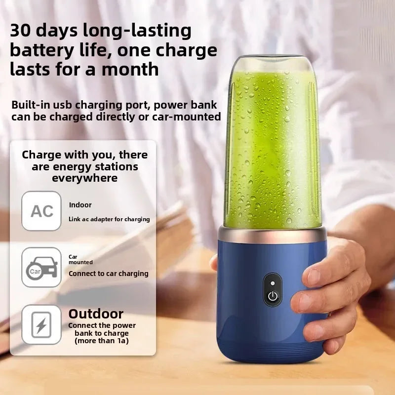 Portable USB Mini Blender – 6-Blade Personal Juicer Cup
