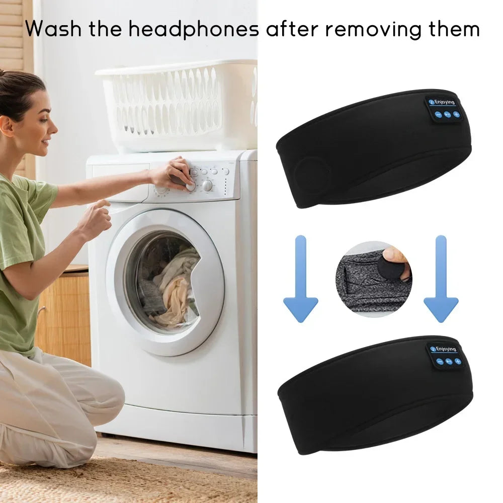 Bluetooth Sleep Headband – Wireless Headphones & Eye Mask