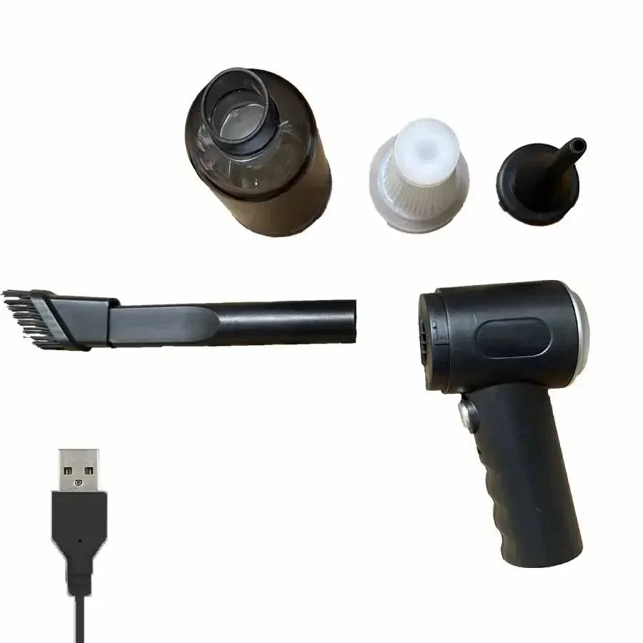 Cordless Mini Vacuum Cleaner – 9000Pa, Wet & Dry, USB Rechargeable