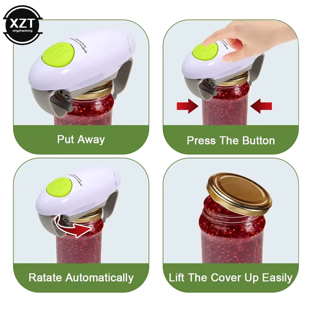 Rechargeable Electric Jar &amp; Bottle Opener
