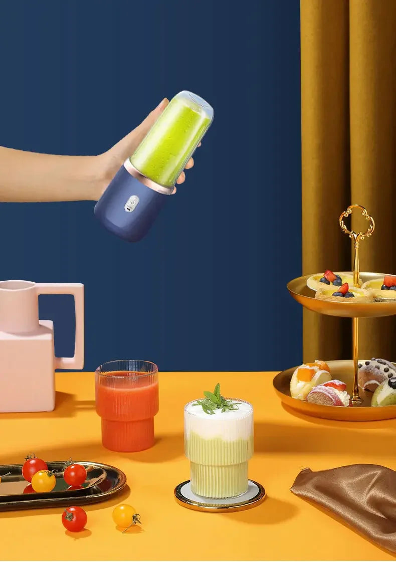 Portable USB Mini Blender – 6-Blade Personal Juicer Cup
