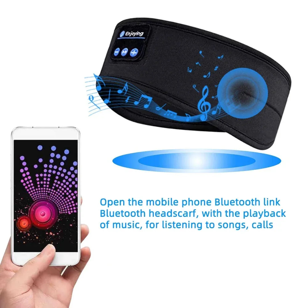 Bluetooth Sleep Headband – Wireless Headphones & Eye Mask