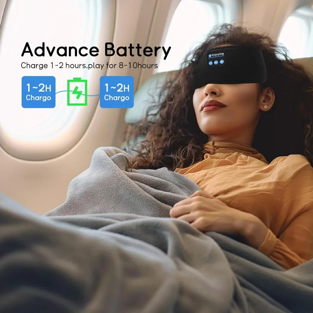 Bluetooth Sleep Headband – Wireless Headphones & Eye Mask