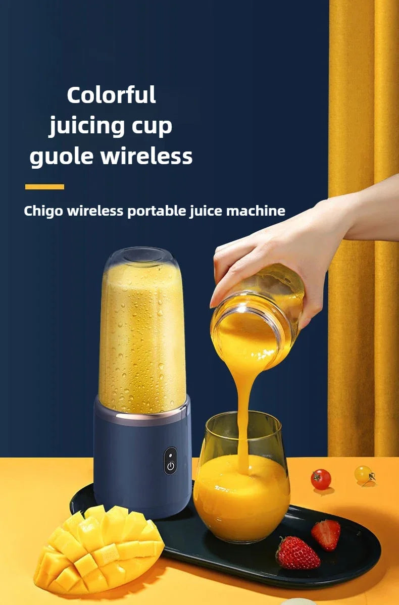 Portable USB Mini Blender – 6-Blade Personal Juicer Cup