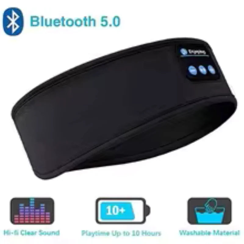 Bluetooth Sleep Headband – Wireless Headphones & Eye Mask